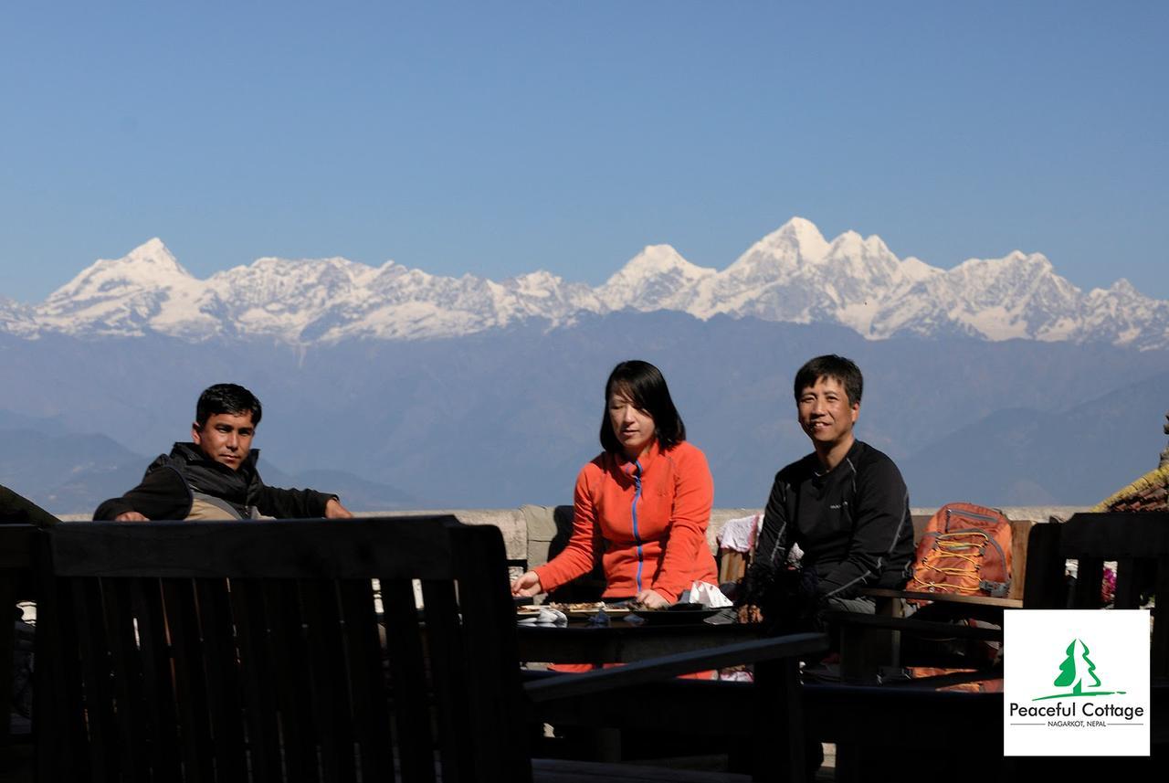 Peaceful Cottage & Cafe Du Mont Nagarkot Eksteriør bilde